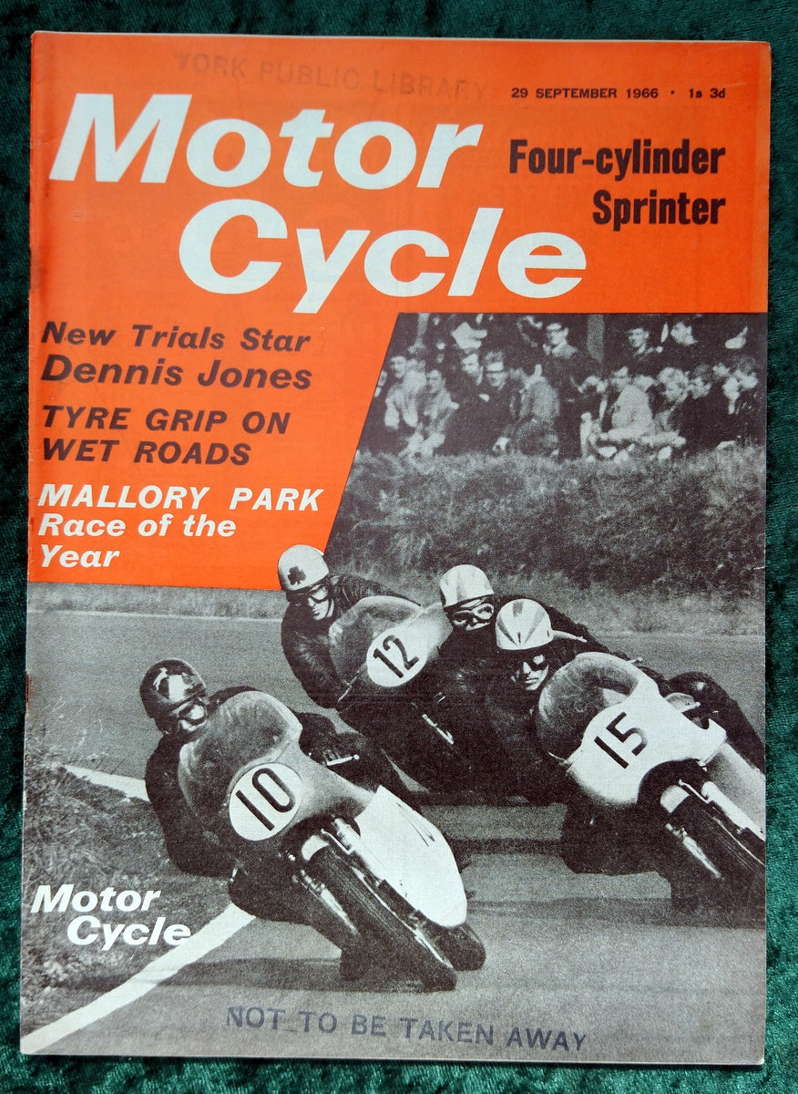 Motor Cycle Magazine Set of 4 Issues 1966. (M504)