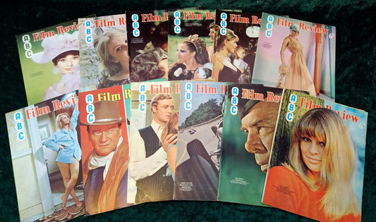 Film Review Magazines 1967. Full year 12 issues. (MC114)