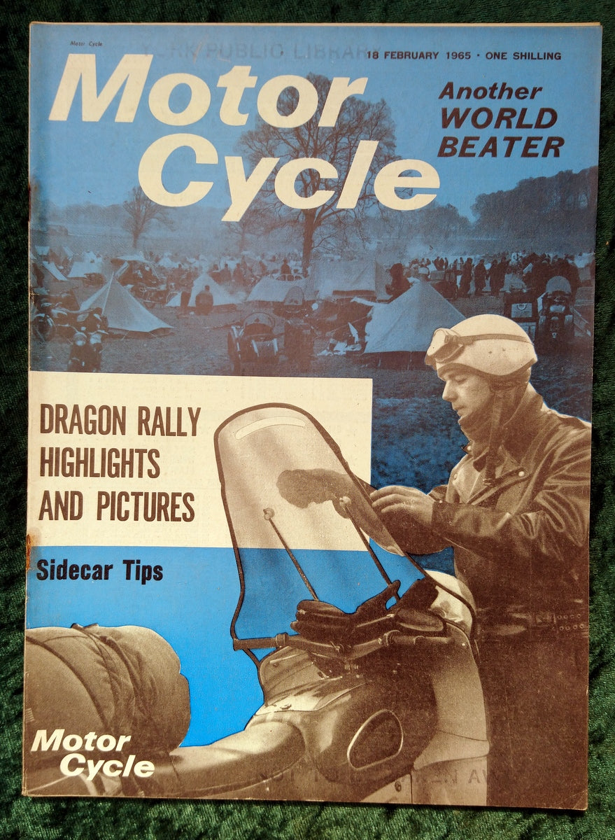 Motor Cycle Magazine Set of 4 Issues 1965. (M505)