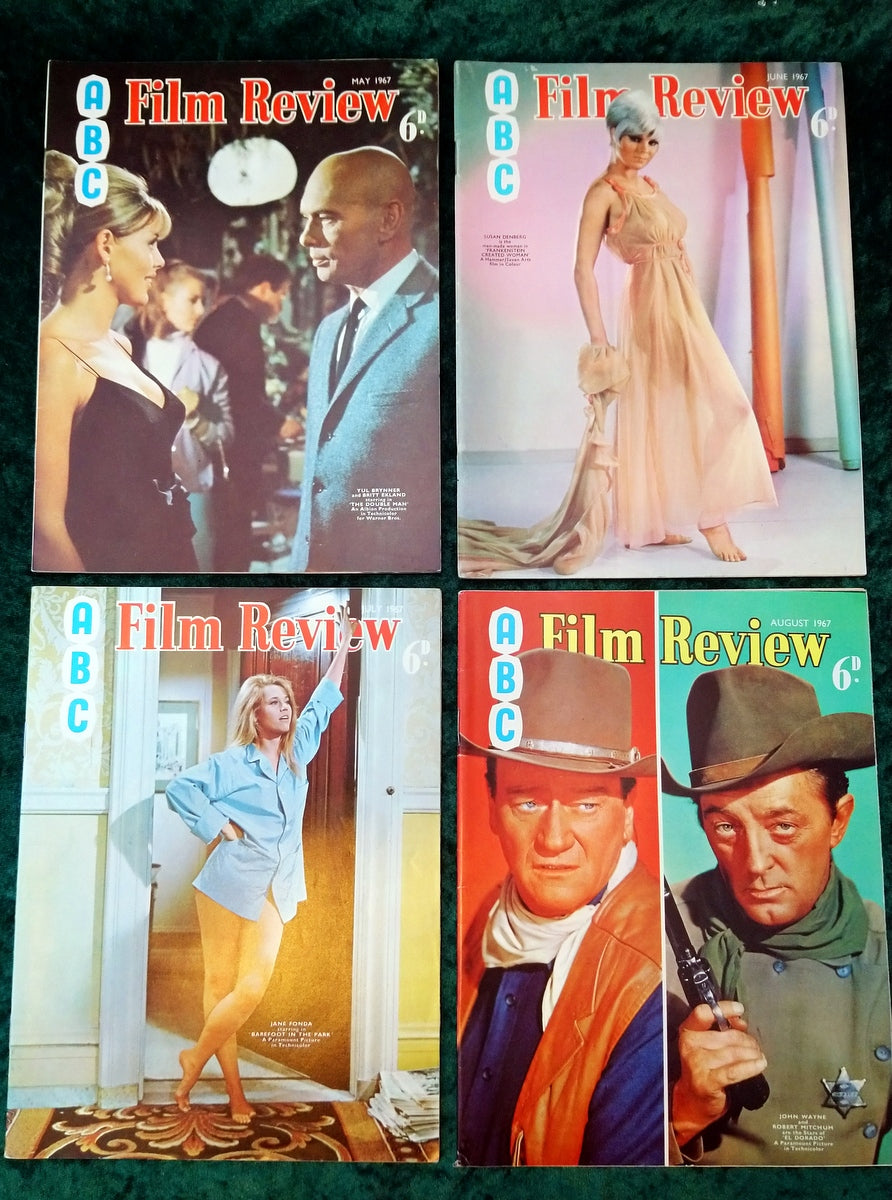 Film Review Magazines 1967. Full year 12 issues. (MC114)