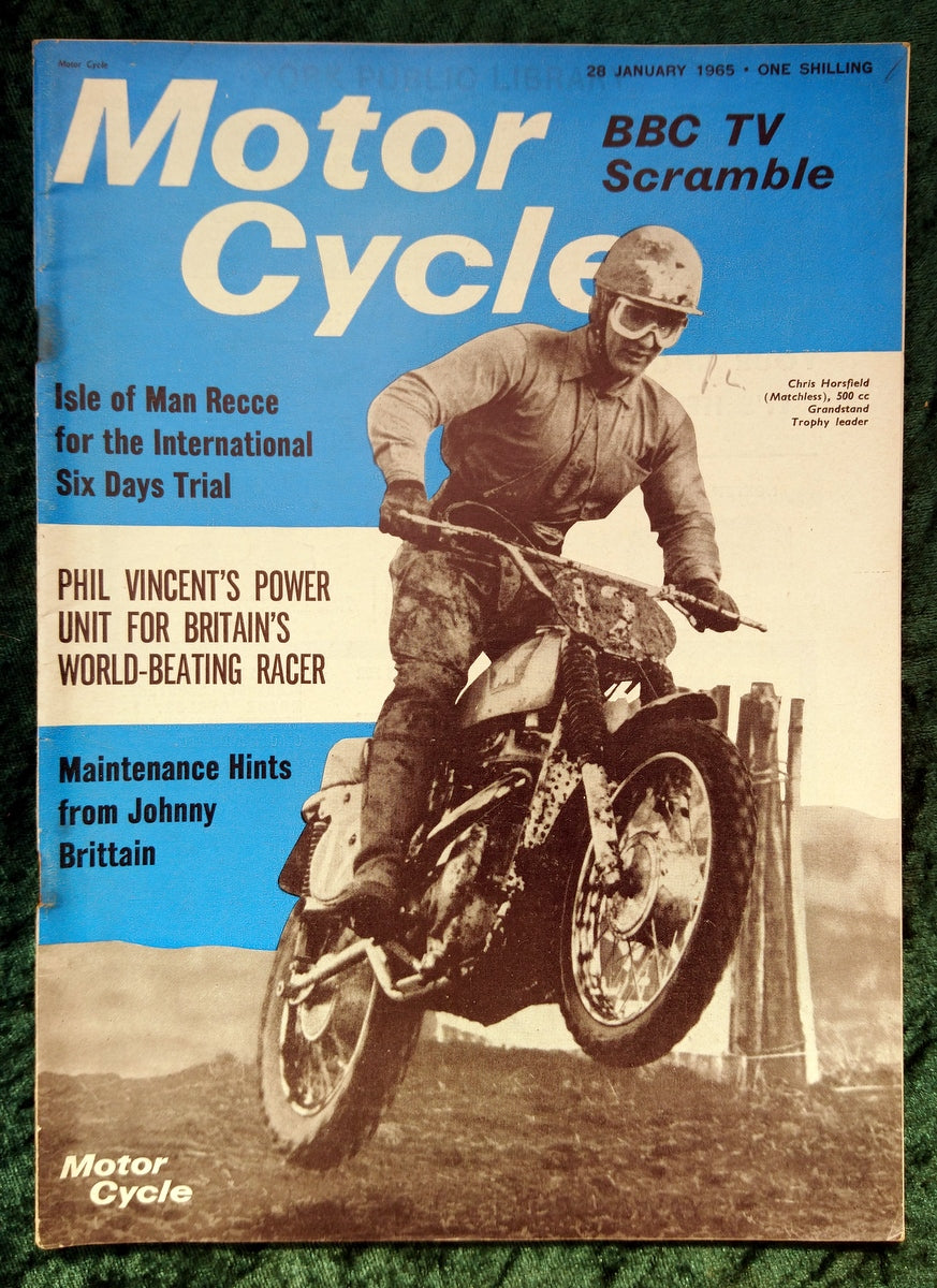 Motor Cycle Magazine Set of 4 Issues 1965. (M506)