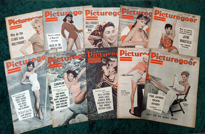 Picturegoer Magazine. Collection of 10 From 1957. (M497)