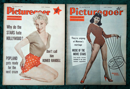 Picturegoer Magazine. Collection of 10 From 1957. (M497)