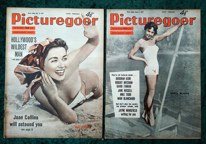 Picturegoer Magazine. Collection of 10 From 1957. (M497)