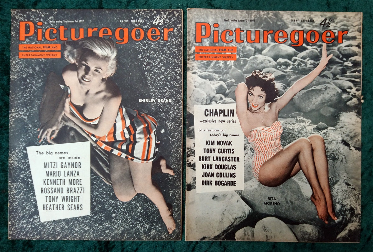 Picturegoer Magazine. Collection of 10 From 1957. (M497)