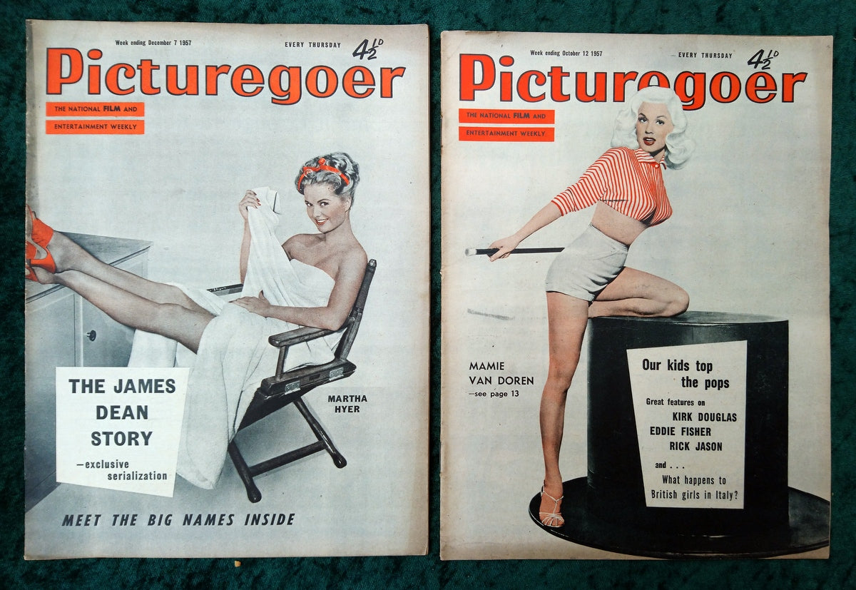 Picturegoer Magazine. Collection of 10 From 1957. (M497)
