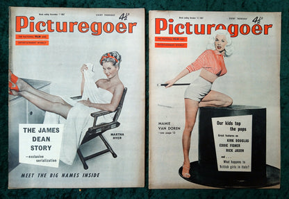 Picturegoer Magazine. Collection of 10 From 1957. (M497)