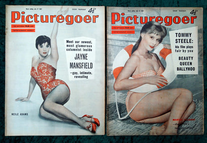 Picturegoer Magazine. Collection of 10 From 1957. (M497)