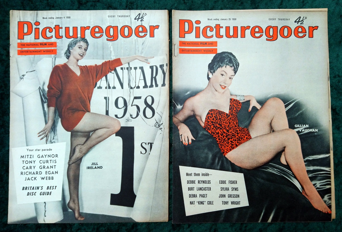 Picturegoer Magazine. Collection of 10 From 1958. (M496)