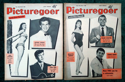 Picturegoer Magazine. Collection of 10 From 1958. (M496)