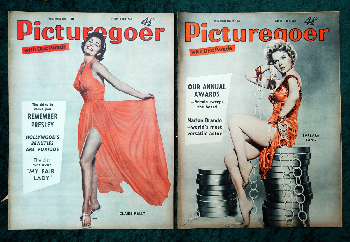Picturegoer Magazine. Collection of 10 From 1958. (M496)