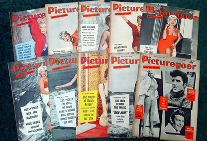 Picturegoer Magazine. Collection of 10 From 1958. (M495)