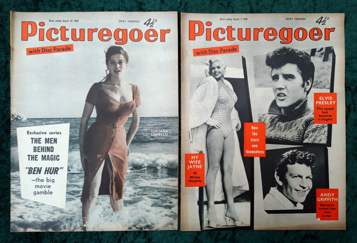 Picturegoer Magazine. Collection of 10 From 1958. (M495)