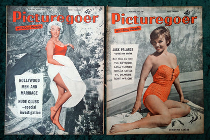 Picturegoer Magazine. Collection of 10 From 1958. (M495)