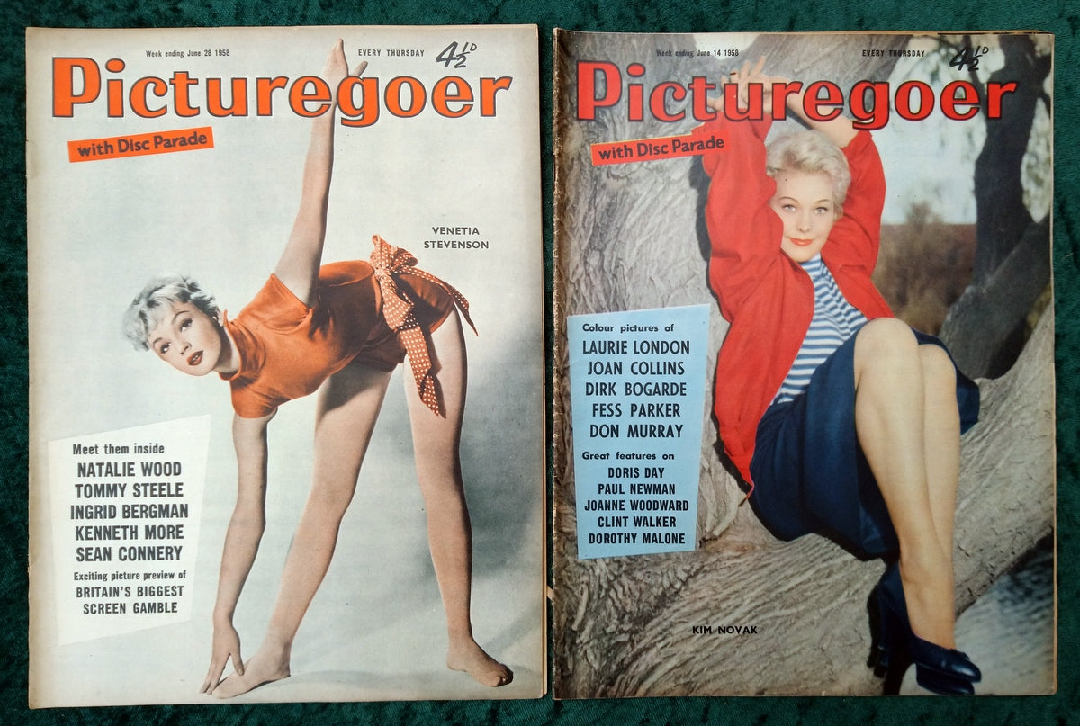 Picturegoer Magazine. Collection of 10 From 1958. (M495)