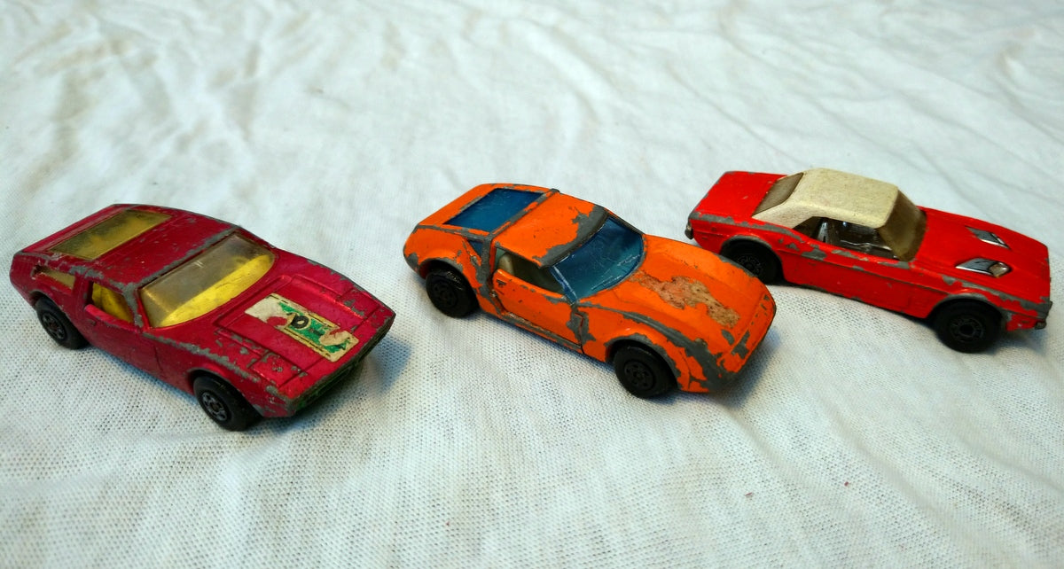 Lot of 6 Performance Car Models 1970's. 1/64 scale (ref Nos135)