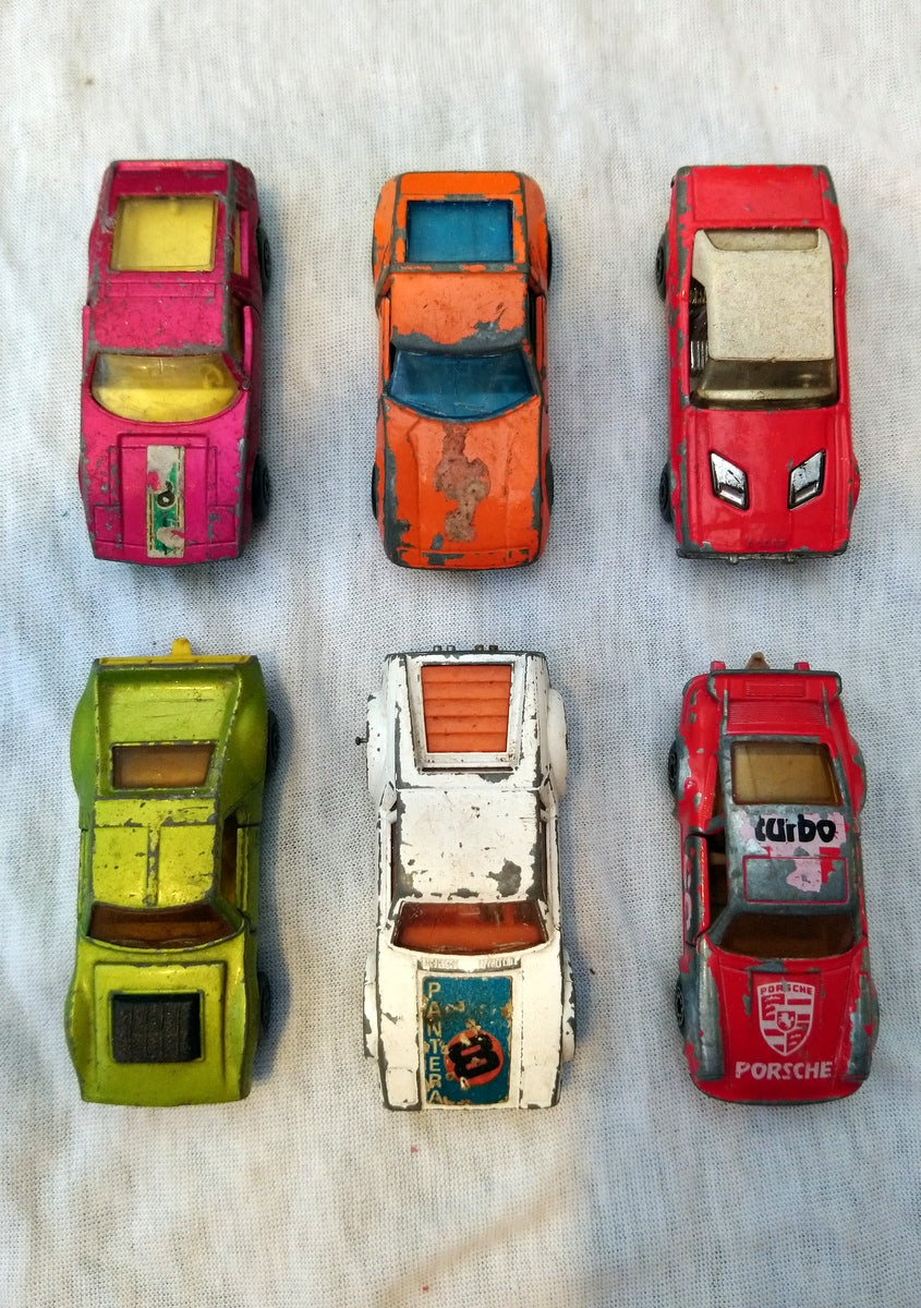 Lot of 6 Performance Car Models 1970's. 1/64 scale (ref Nos135)