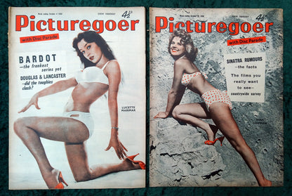 Picturegoer Magazine. Collection of 10 From 1958. (M494)