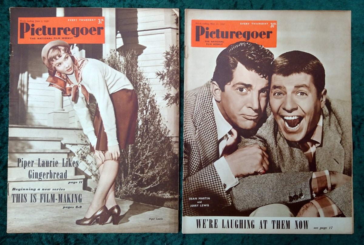 Picturegoer Magazine. Collection of 10 From 1952. (M493)