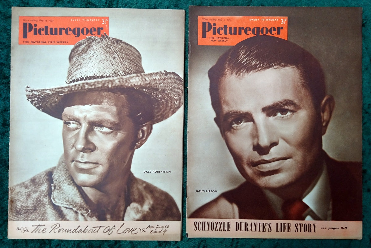 Picturegoer Magazine. Collection of 10 From 1952. (M493)
