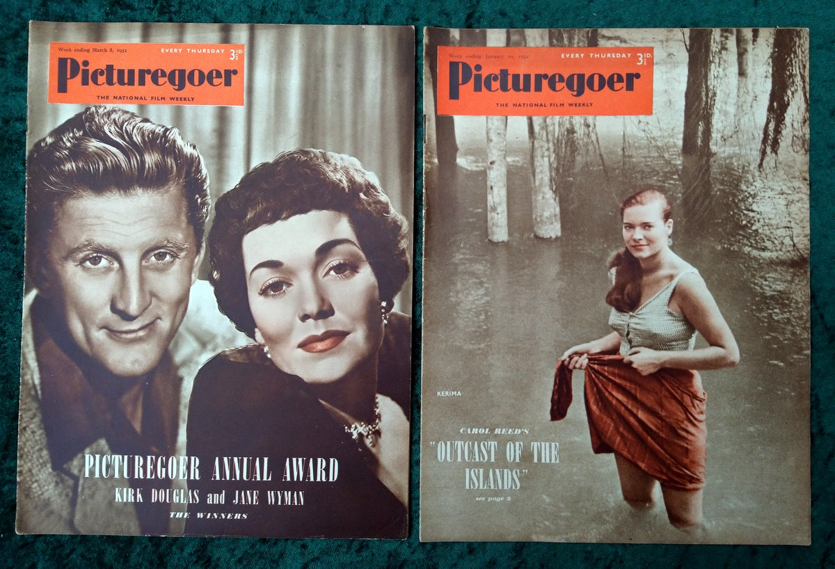 Picturegoer Magazine. Collection of 10 From 1952. (M493)