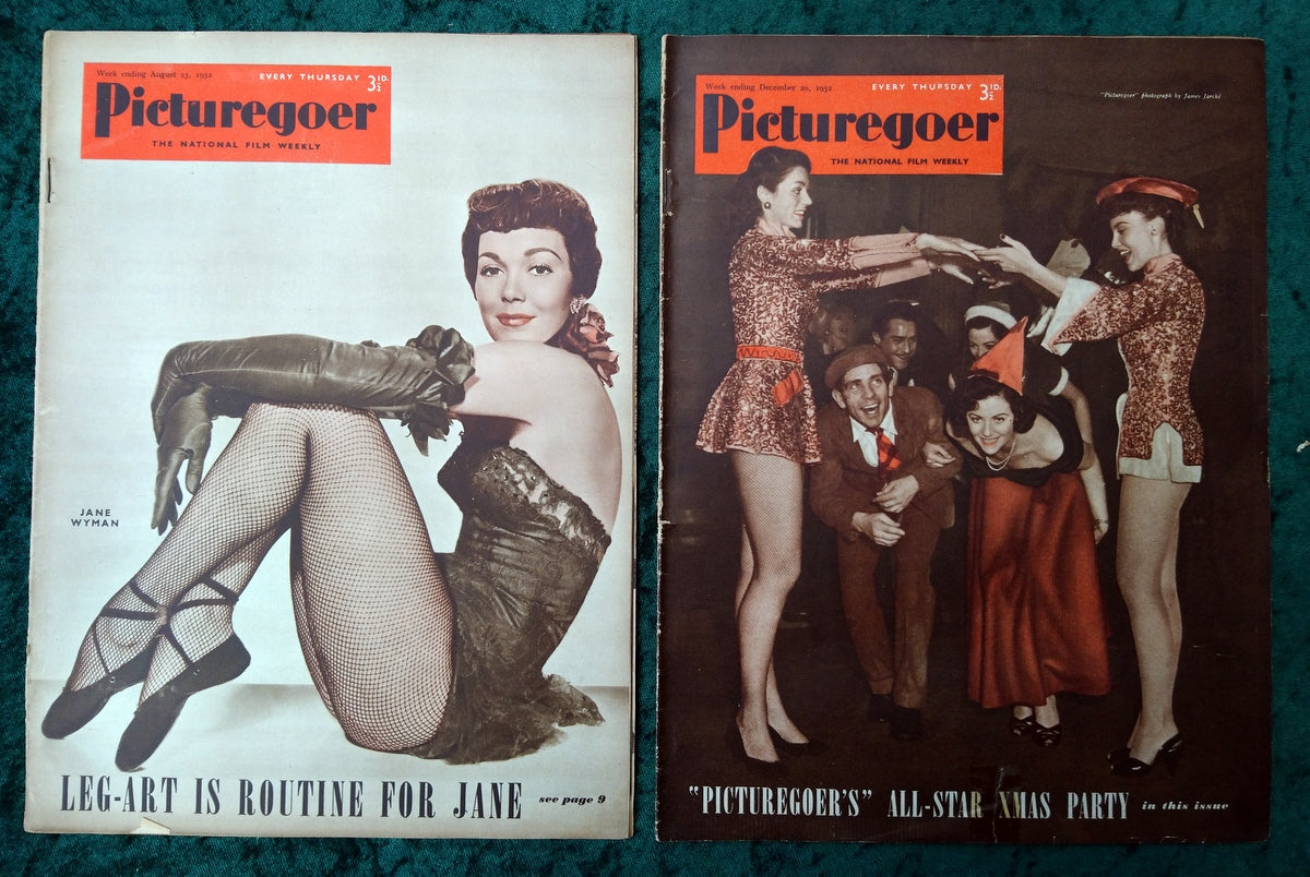 Picturegoer Magazine. Collection of 7 From 1952. Inc Charlie Chaplin Issue. (M498)
