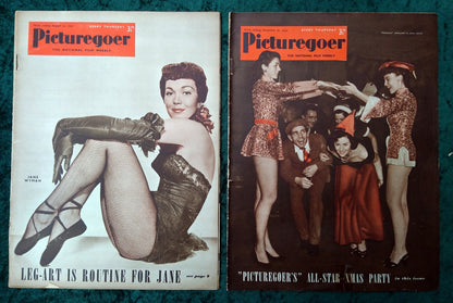 Picturegoer Magazine. Collection of 7 From 1952. Inc Charlie Chaplin Issue. (M498)