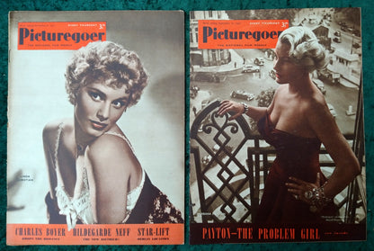 Picturegoer Magazine. Collection of 7 From 1952. Inc Charlie Chaplin Issue. (M498)