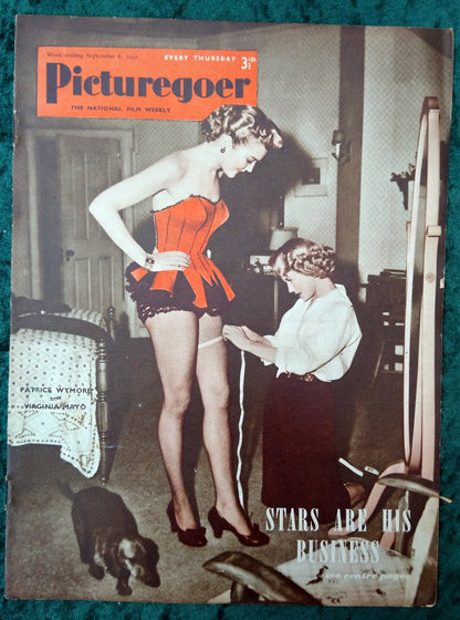 Picturegoer Magazine. Collection of 7 From 1952. Inc Charlie Chaplin Issue. (M498)