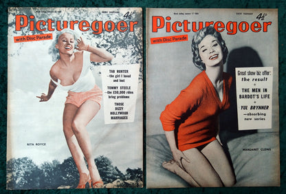 Picturegoer Magazine. Collection of 5 From 1959. (M500)
