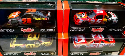 Nascar Die-cast Models, Lot of 4. By Quartzo (ref Nos131)