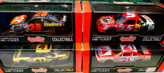 Nascar Die-cast Models, Lot of 4. By Quartzo (ref Nos131)