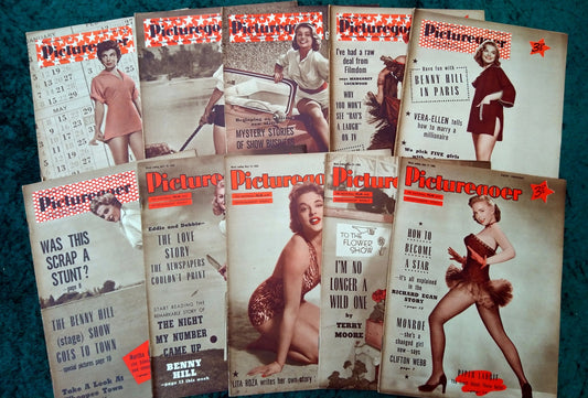 Picturegoer Magazine. Collection of 10 From 1955. (M490)