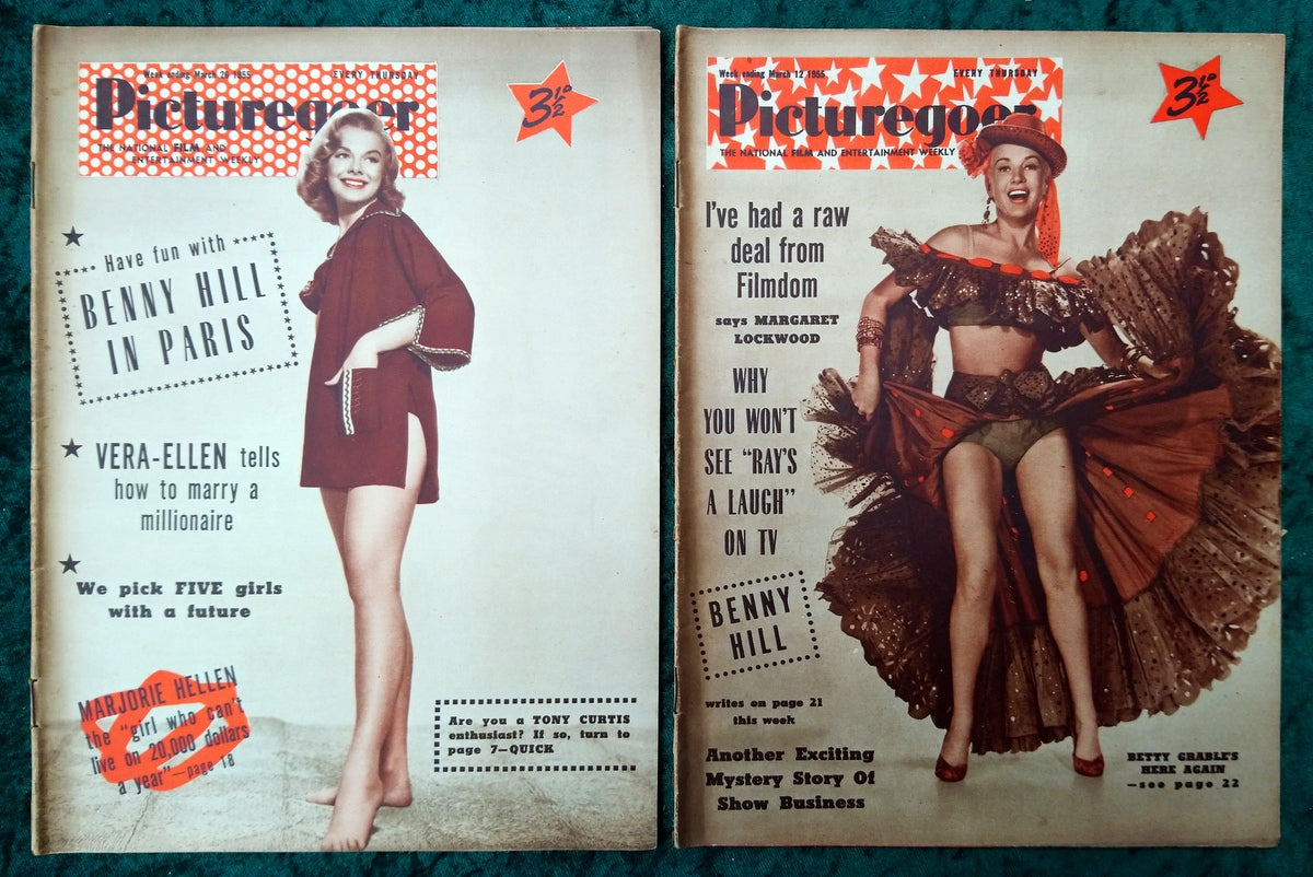 Picturegoer Magazine. Collection of 10 From 1955. (M490)