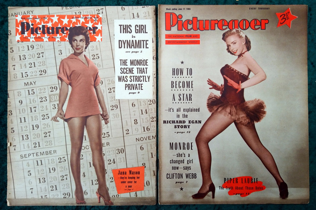 Picturegoer Magazine. Collection of 10 From 1955. (M490)