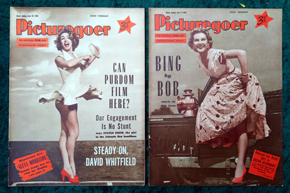 Picturegoer Magazine. Collection of 10 From 1955. (M489)