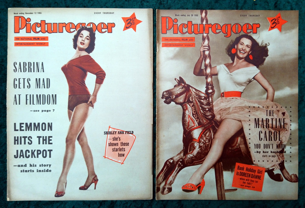 Picturegoer Magazine. Collection of 10 From 1955. (M489)