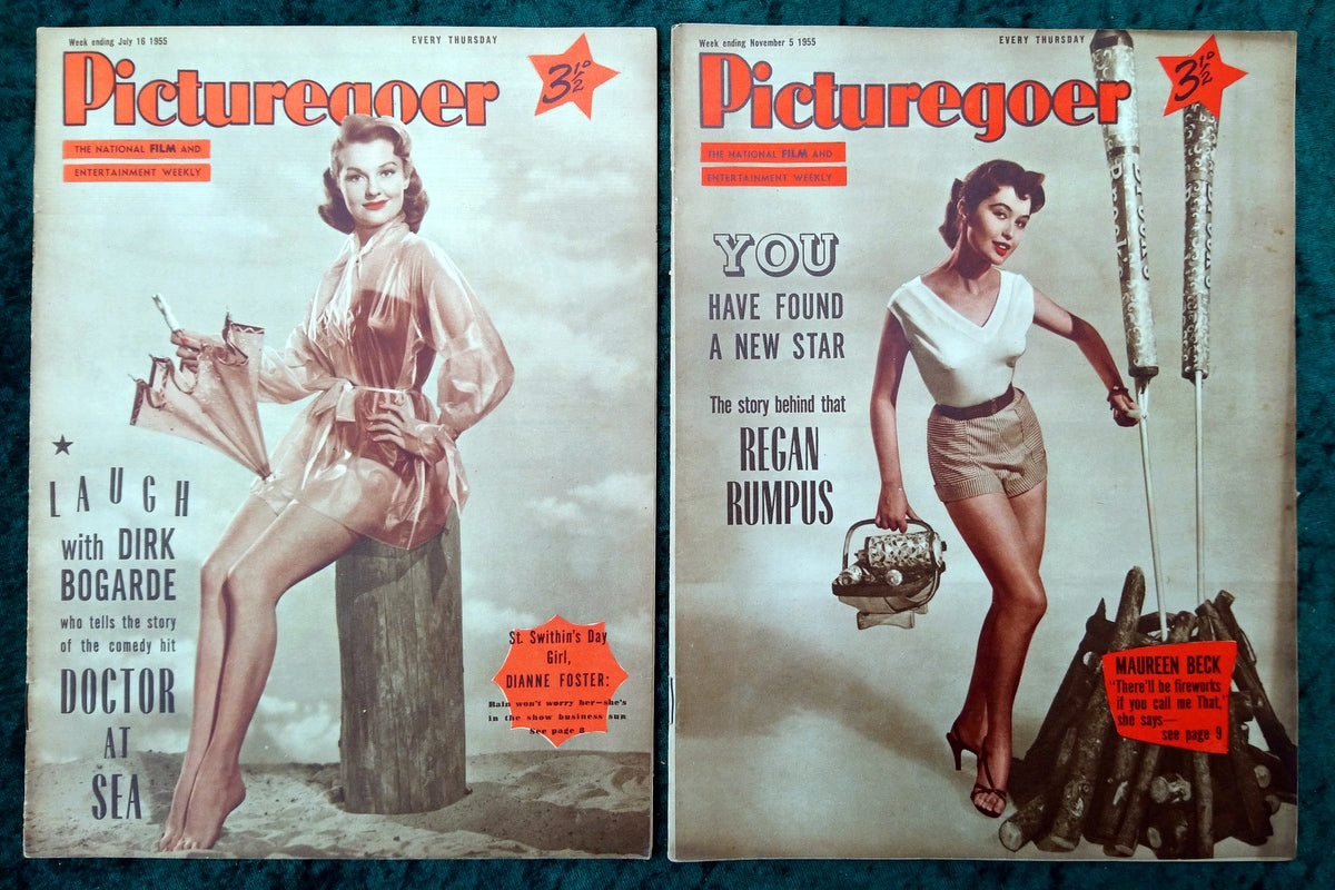 Picturegoer Magazine. Collection of 10 From 1955. (M489)
