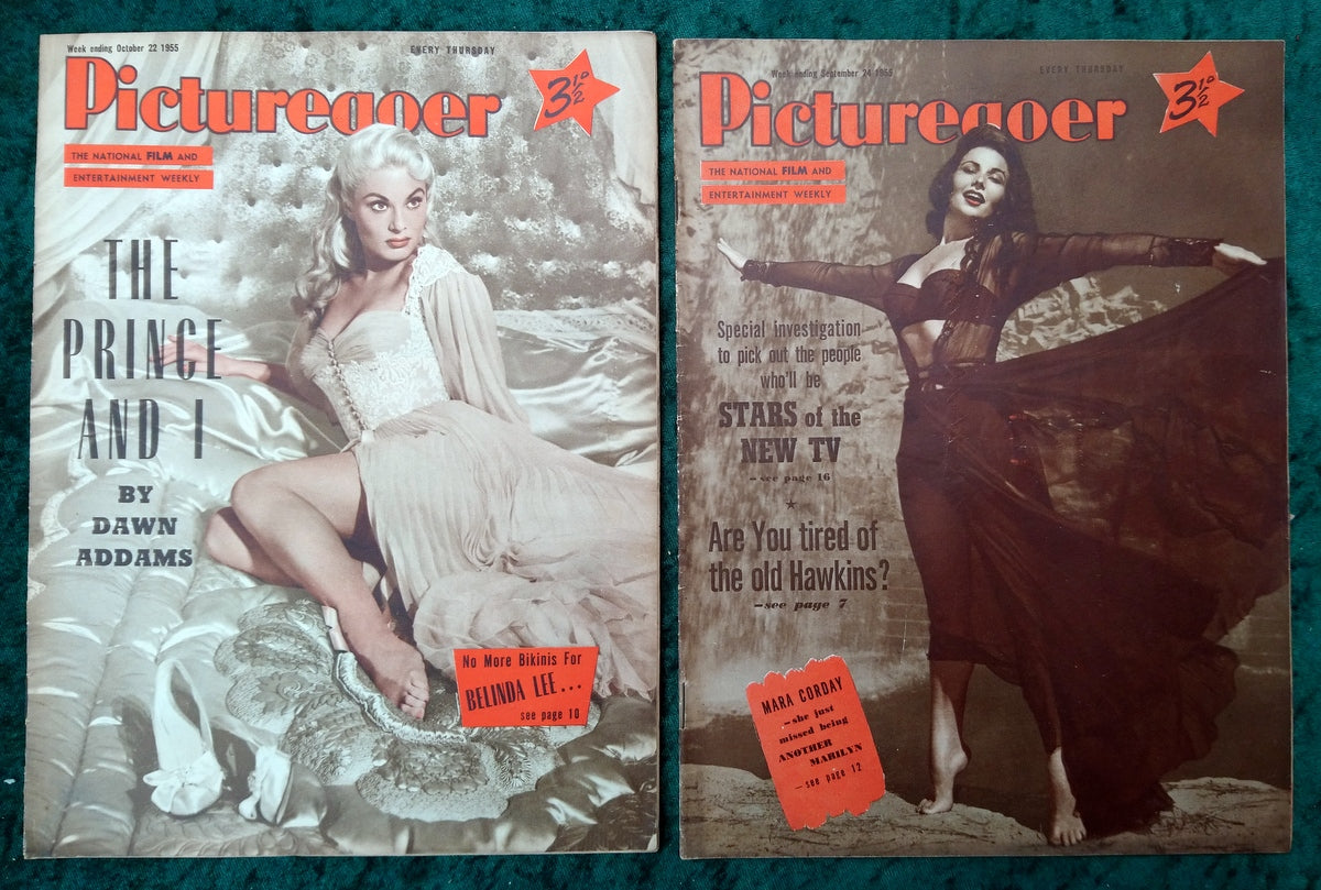 Picturegoer Magazine. Collection of 10 From 1955. (M489)