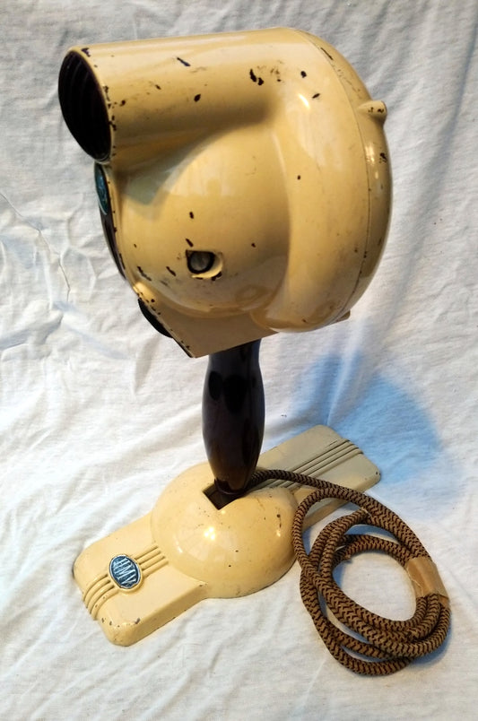 HMV Model H.D.I. Hair Dryer. Bakelite and Metal Stand (ref Nos142)
