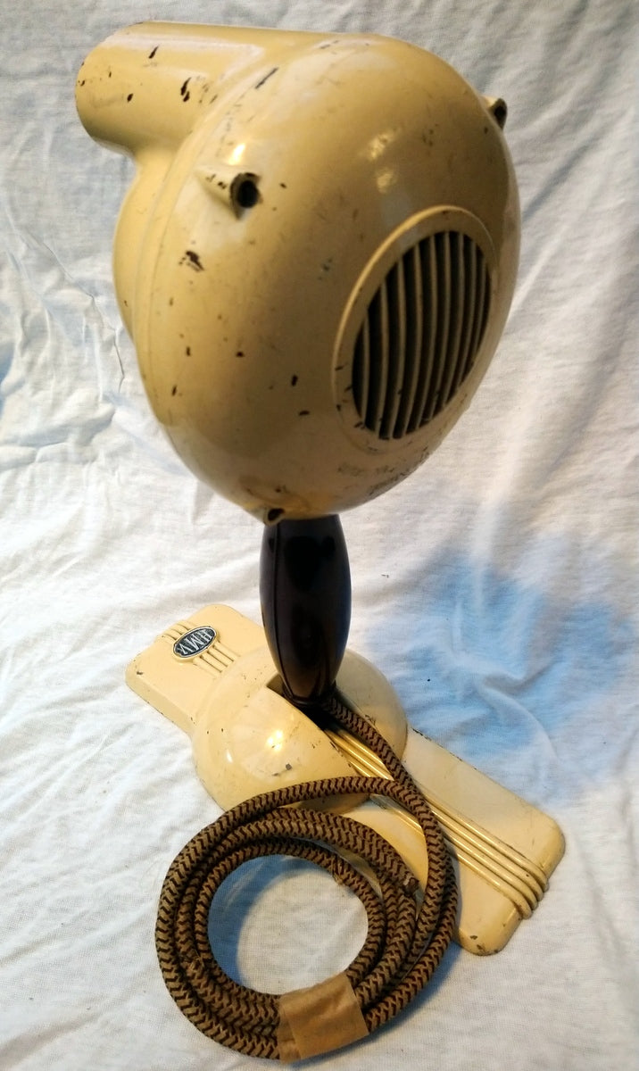 HMV Model H.D.I. Hair Dryer. Bakelite and Metal Stand (ref Nos142)
