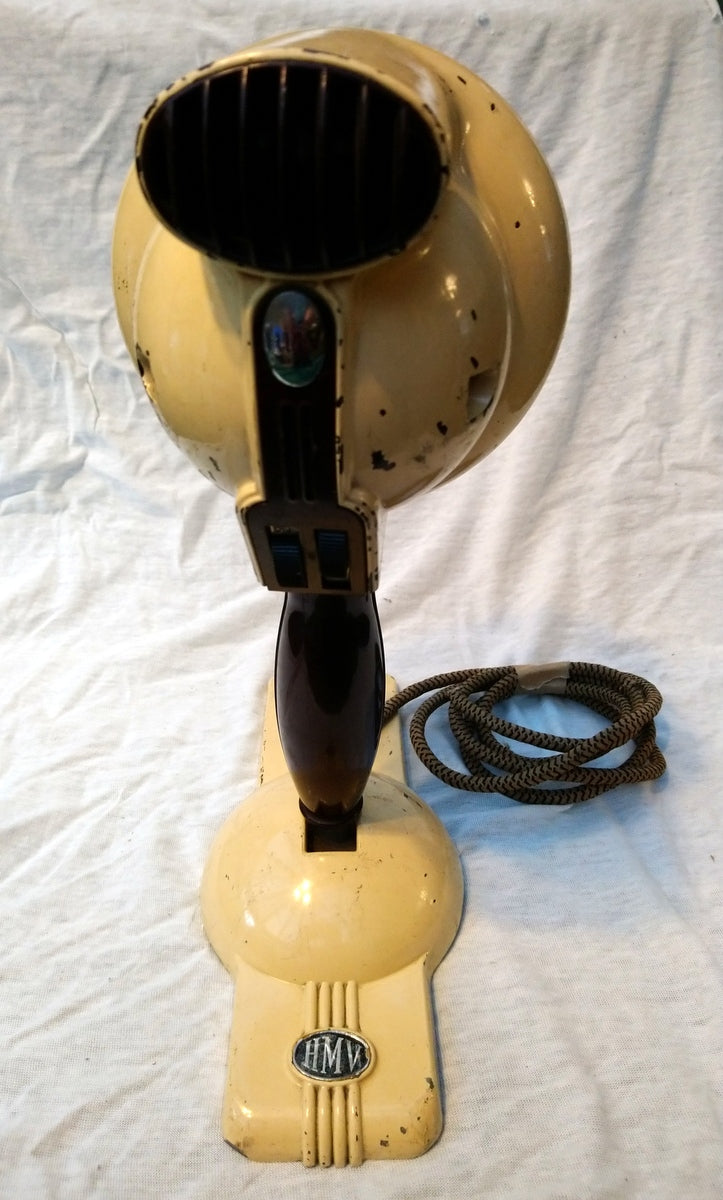 HMV Model H.D.I. Hair Dryer. Bakelite and Metal Stand (ref Nos142)