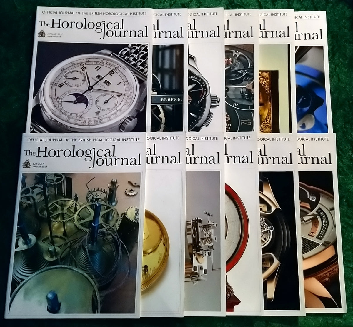 The Horological Journal. Full Year 2017. (MC121)