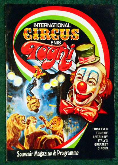 Circus Magazines and Programmes, Lot of 6. 1970's (M519)