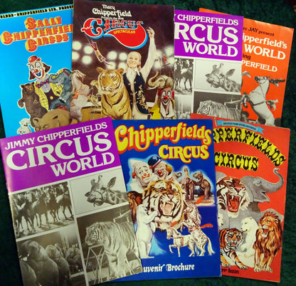 Circus Magazines and Programmes, Lot of 6. 1970's (M520)