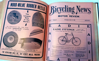 Bicycling News and Motor Review 1905. 2 Volumes. Ultra Rare. (ref b216)