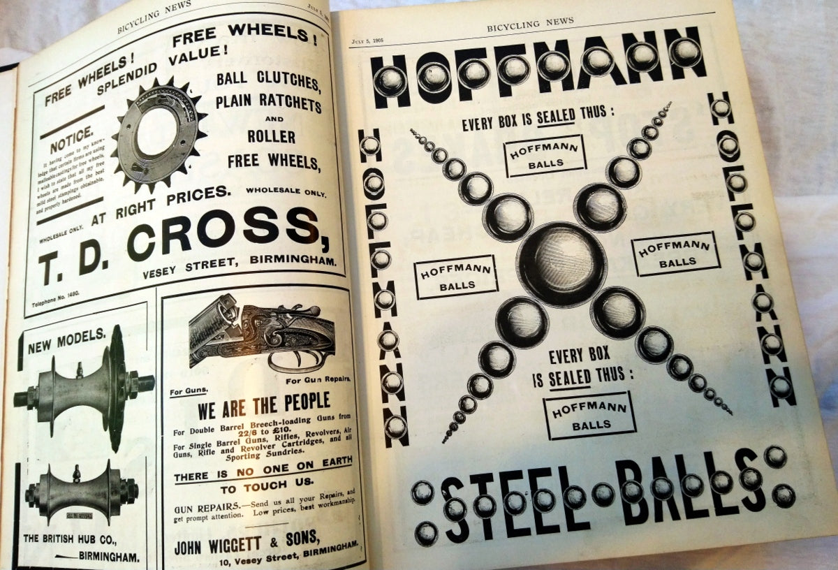 Bicycling News and Motor Review 1905. 2 Volumes. Ultra Rare. (ref b216)