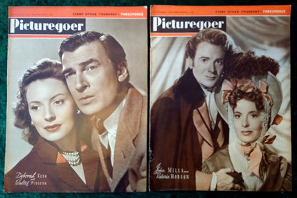 Picturegoer Magazine. Collection of 10 From 1947. (M512)