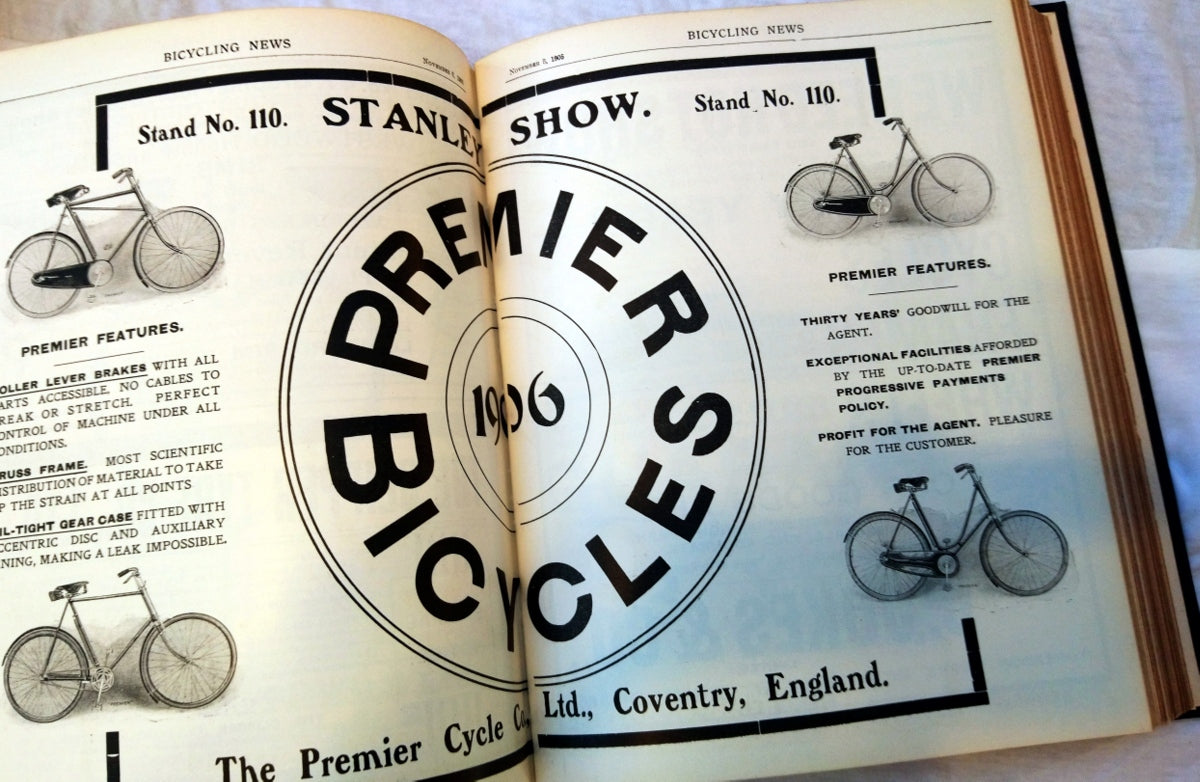Bicycling News and Motor Review 1905. 2 Volumes. Ultra Rare. (ref b216)