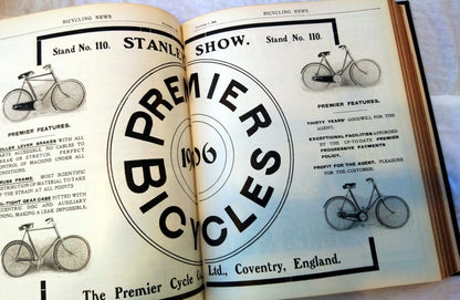 Bicycling News and Motor Review 1905. 2 Volumes. Ultra Rare. (ref b216)